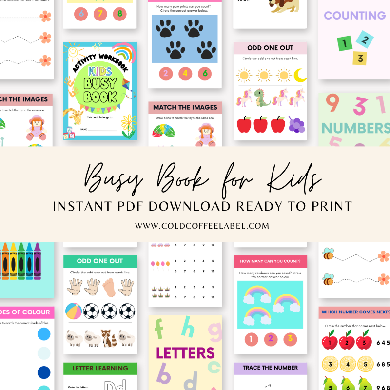 Busy Book for Kids (PDF)