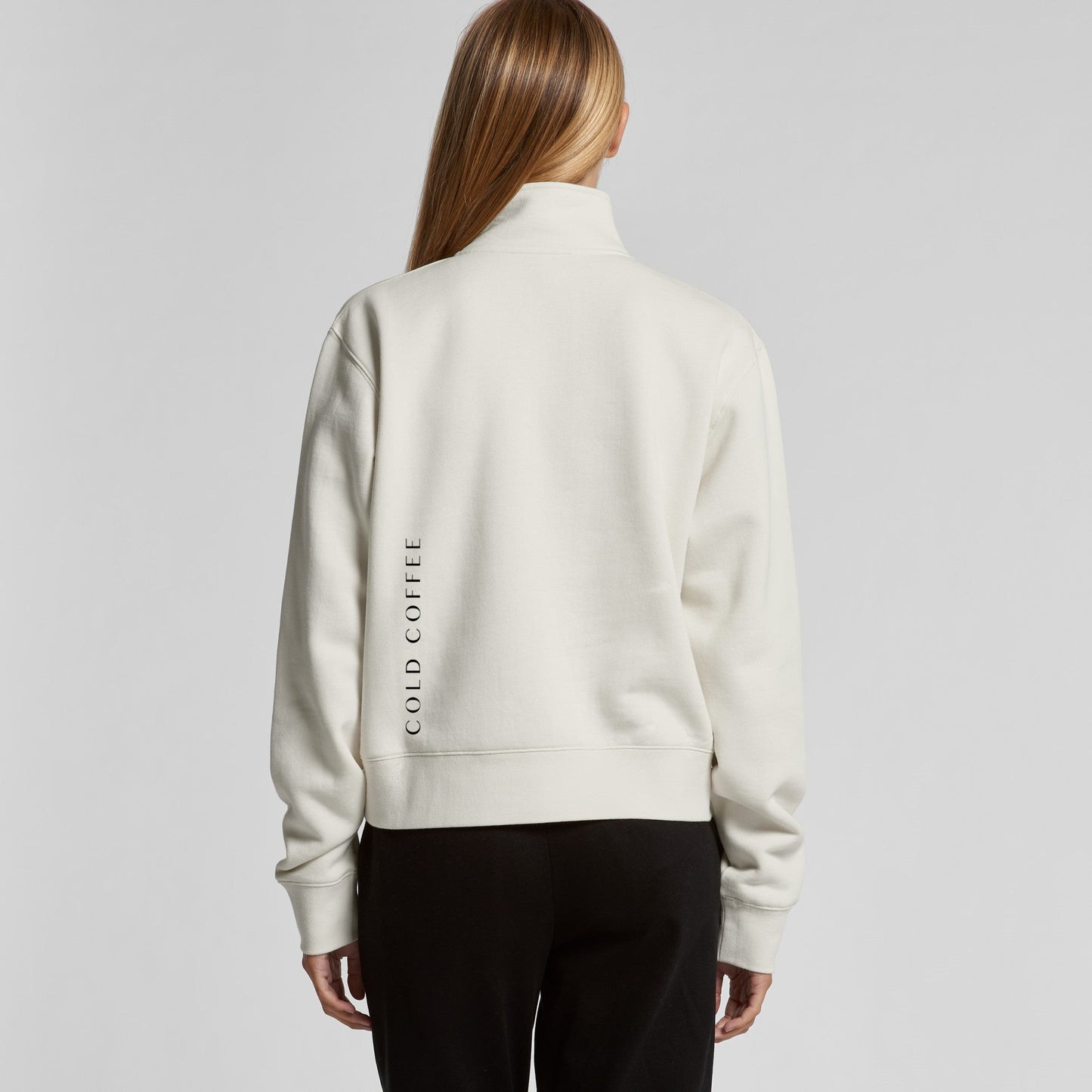 Women's Half Zip Jumper | COLD COFFEE LABEL