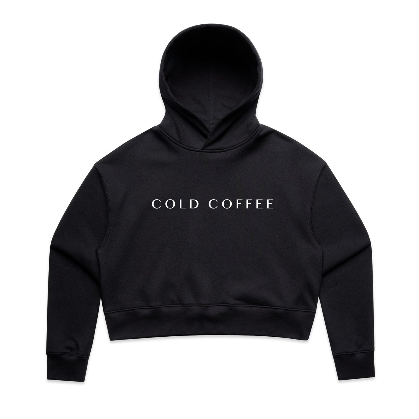 Women's Relaxed Crop Hood | COLD COFFEE LABEL