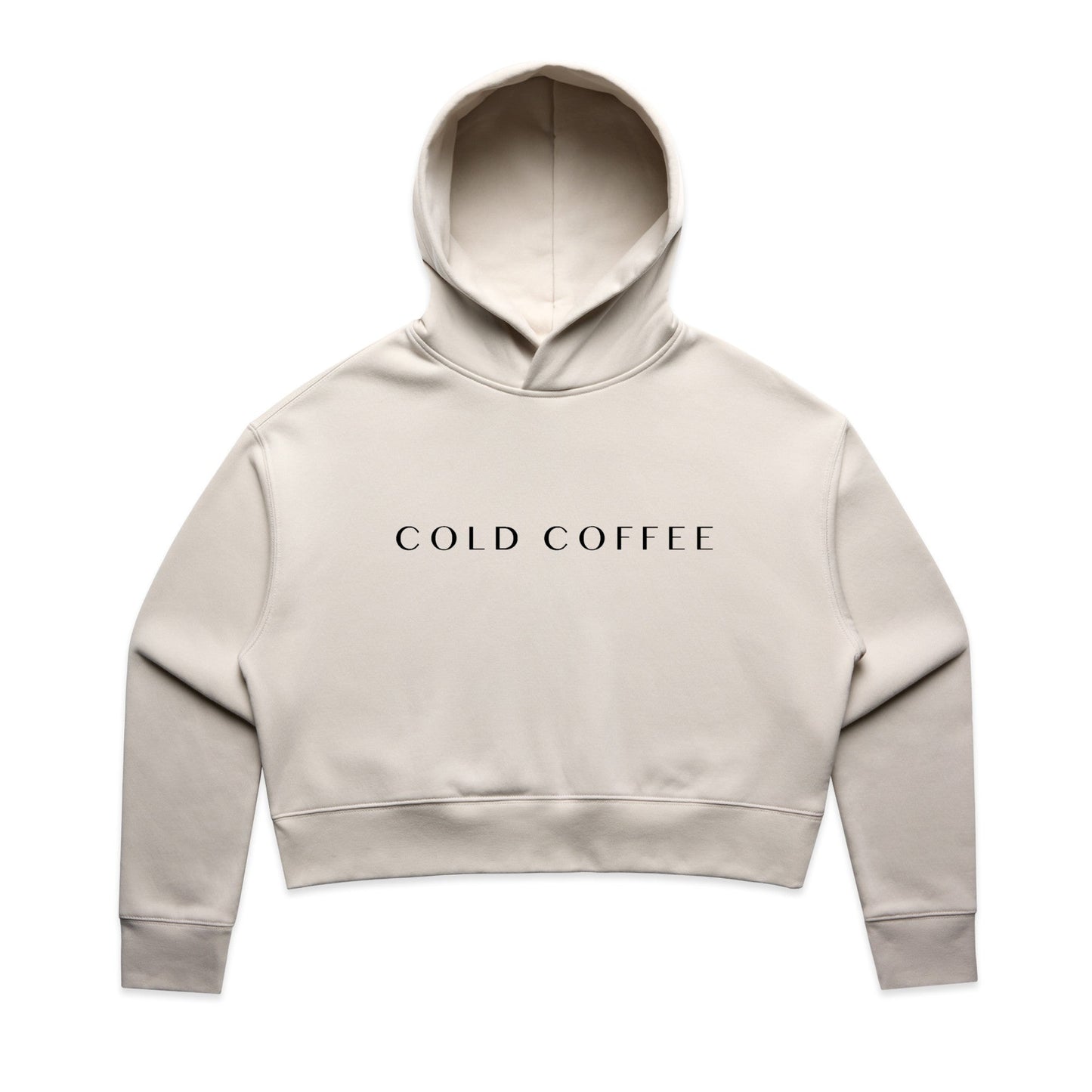 Women's Relaxed Crop Hood | COLD COFFEE LABEL