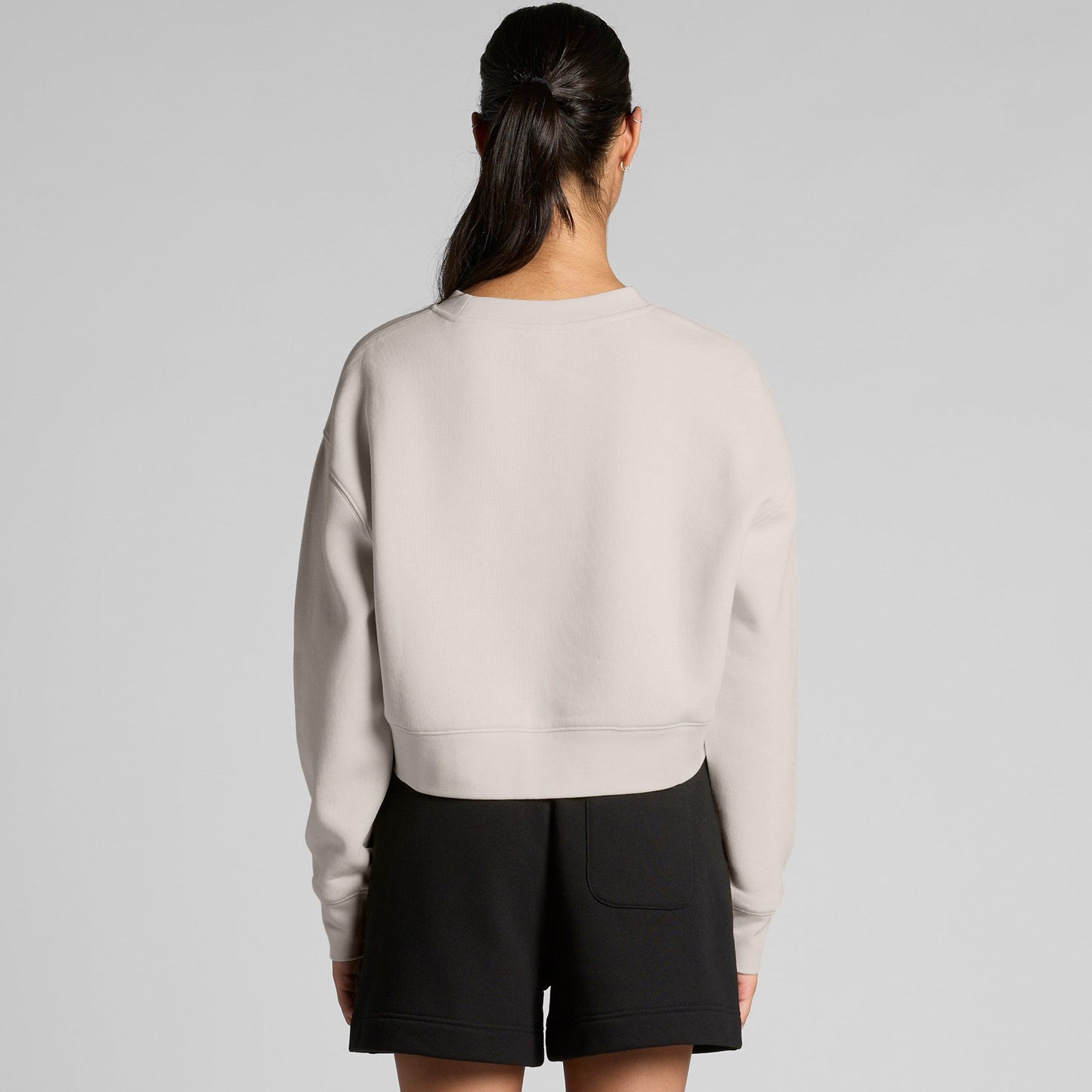 Women's Relaxed Crop Crew | COLD COFFEE LABEL