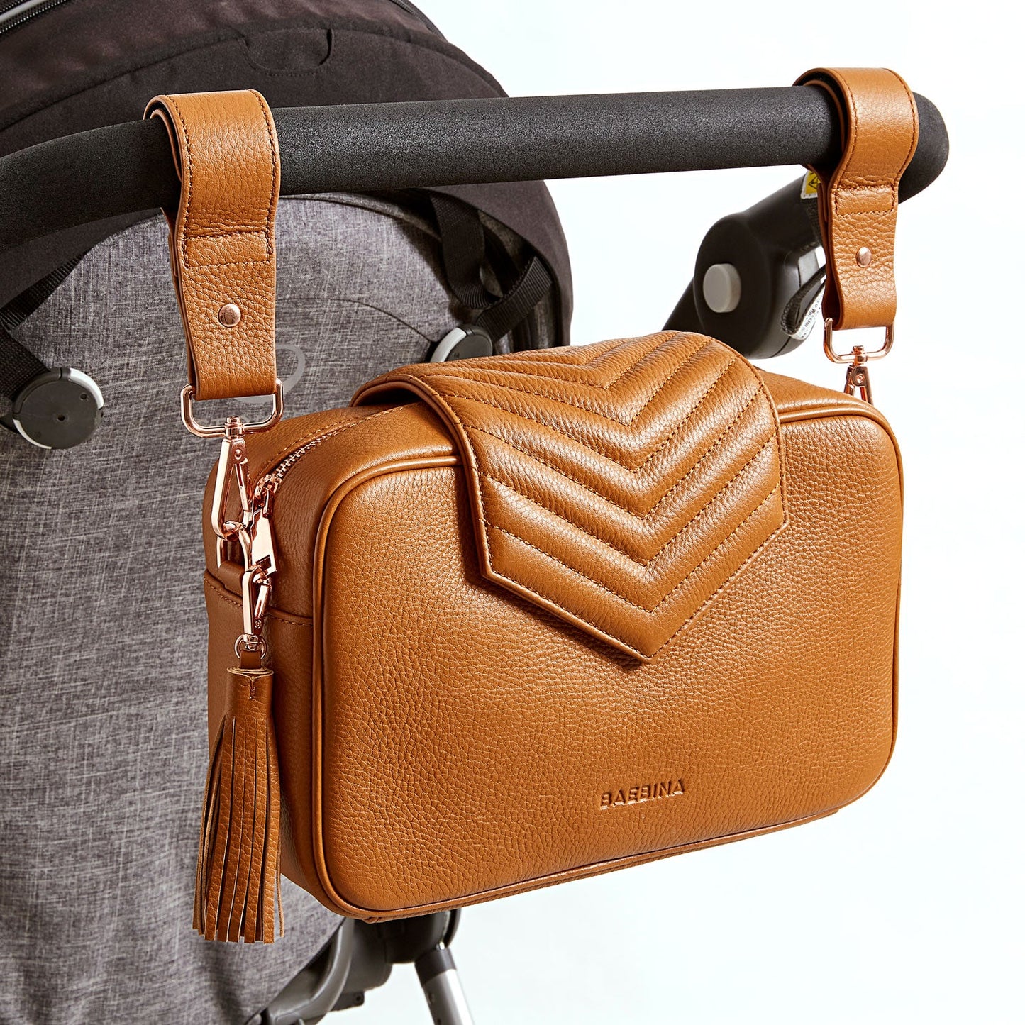 Leather Baby Bag | Tan
