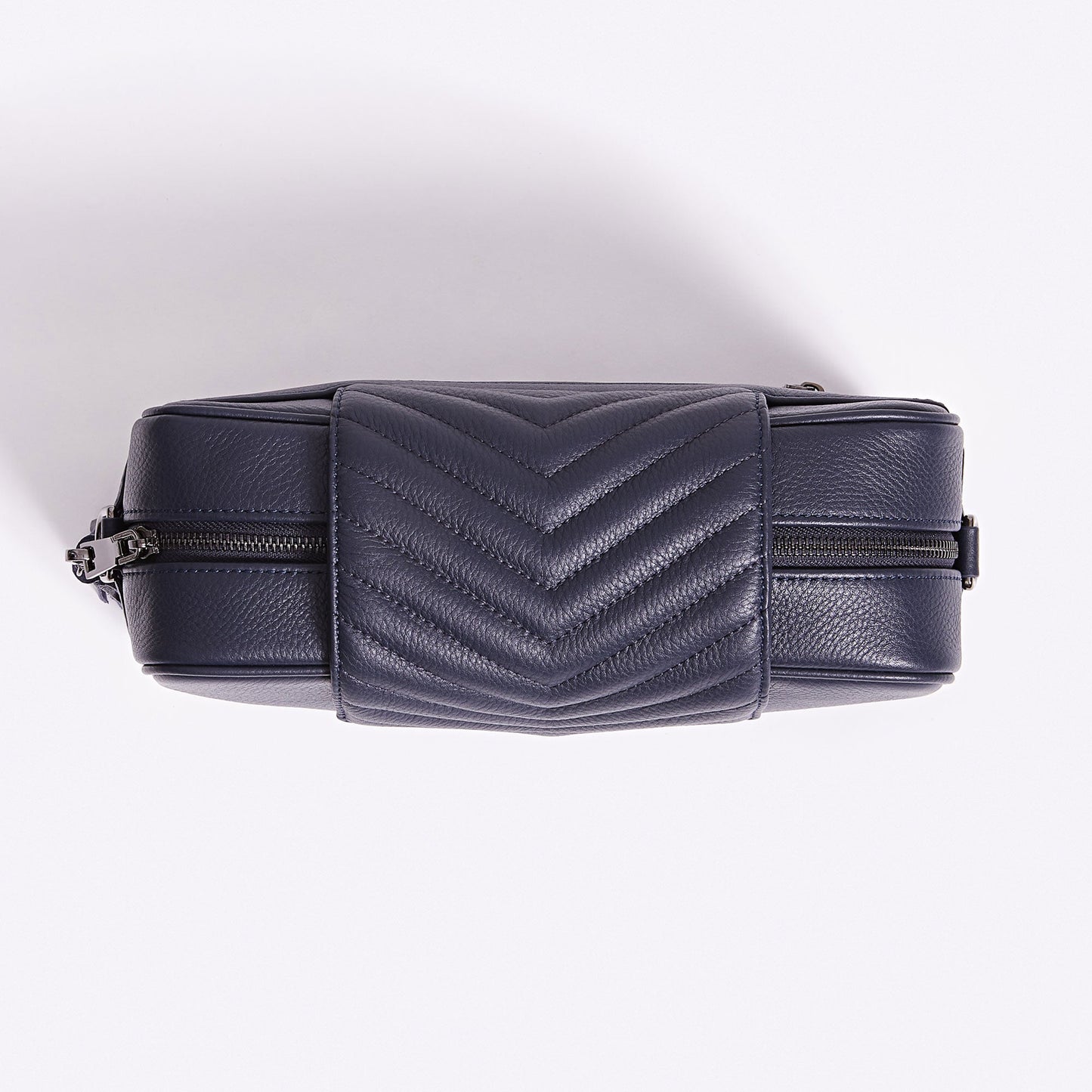 Leather Baby Bag | Navy