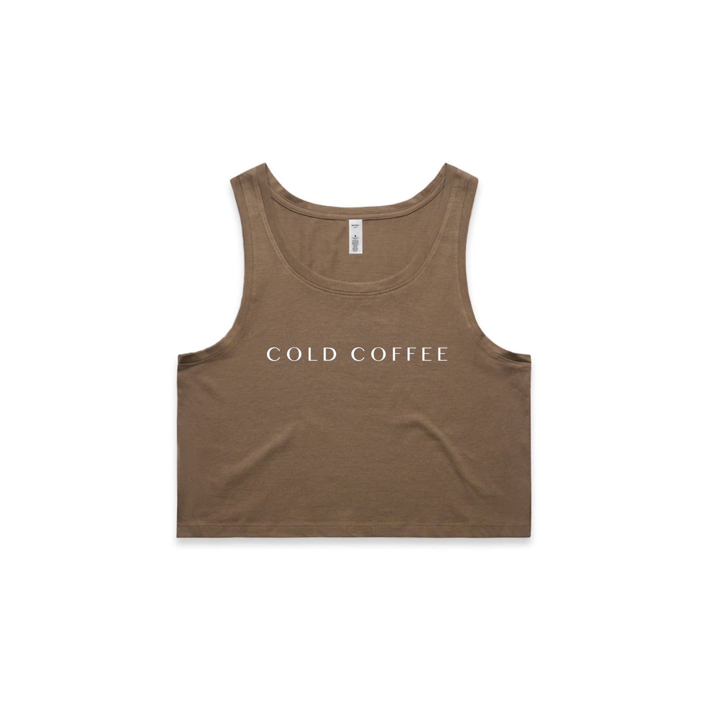 Women's Crop Singlet | COLD COFFEE LABEL