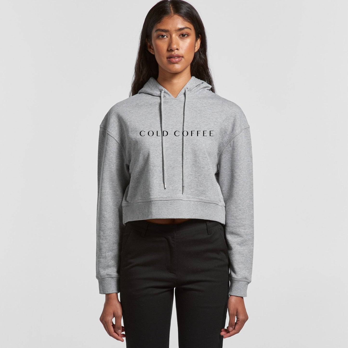 Women's Crop Hood | COLD COFFEE LABEL