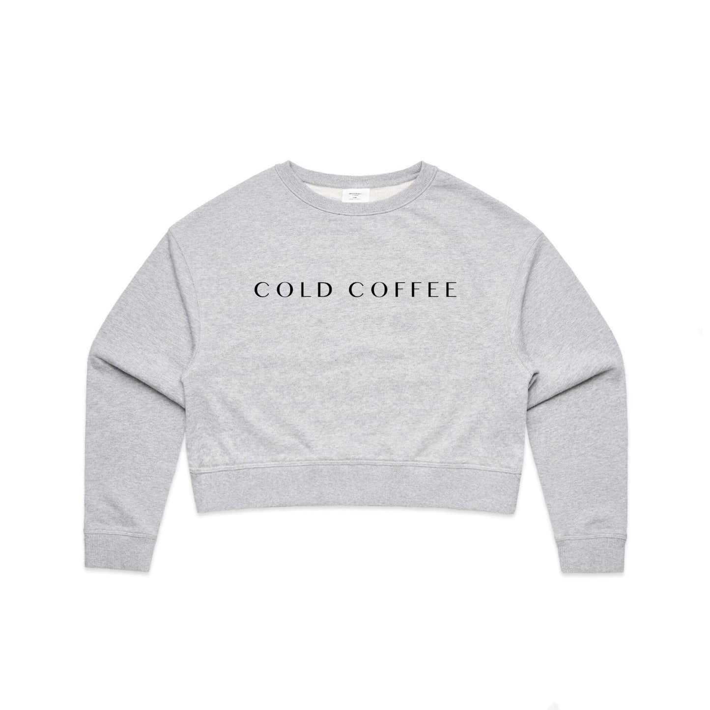 Women's Crop Crew | COLD COFFEE LABEL