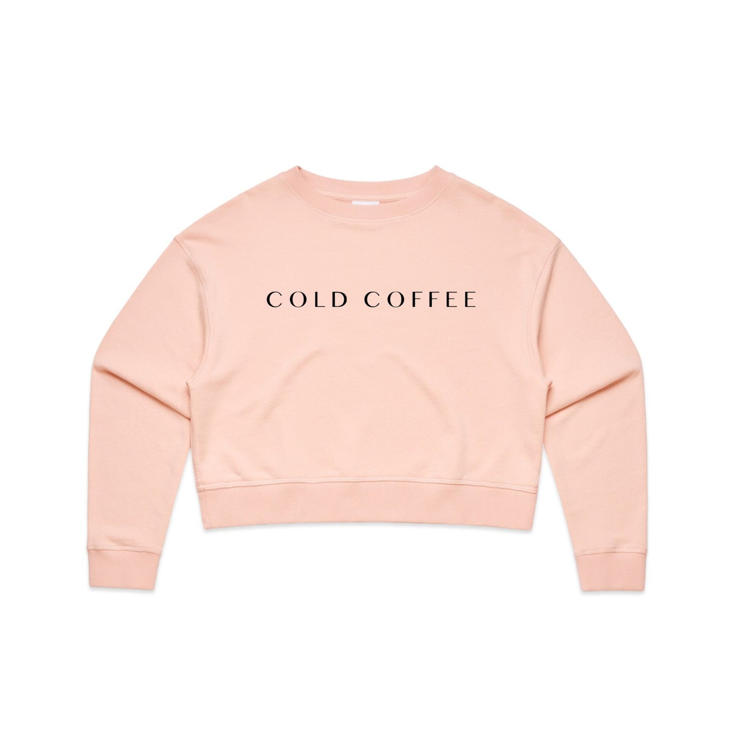 Women's Crop Crew | COLD COFFEE LABEL