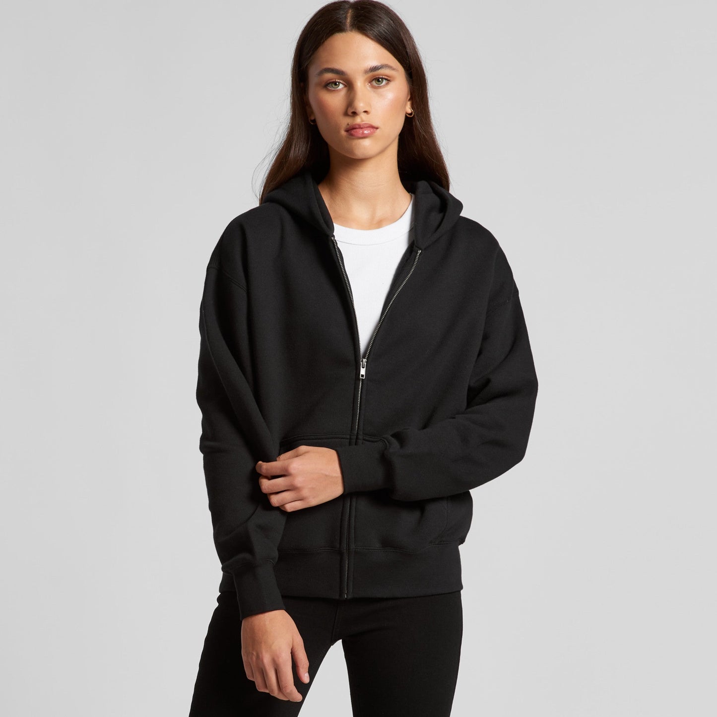 Women's Relaxed Zip Hood | COLD COFFEE LABEL