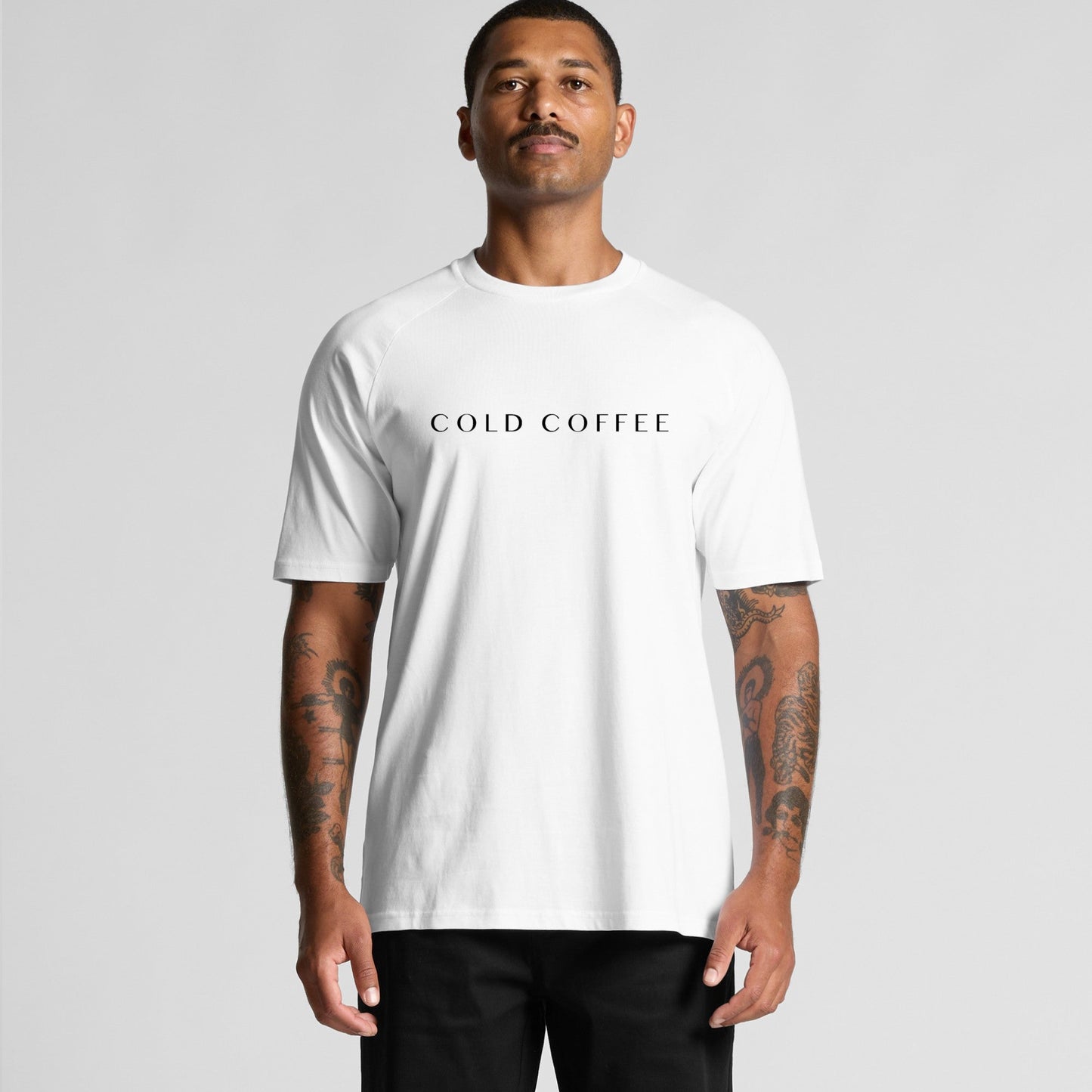 Mens Raglan Tee | COLD COFFEE LABEL