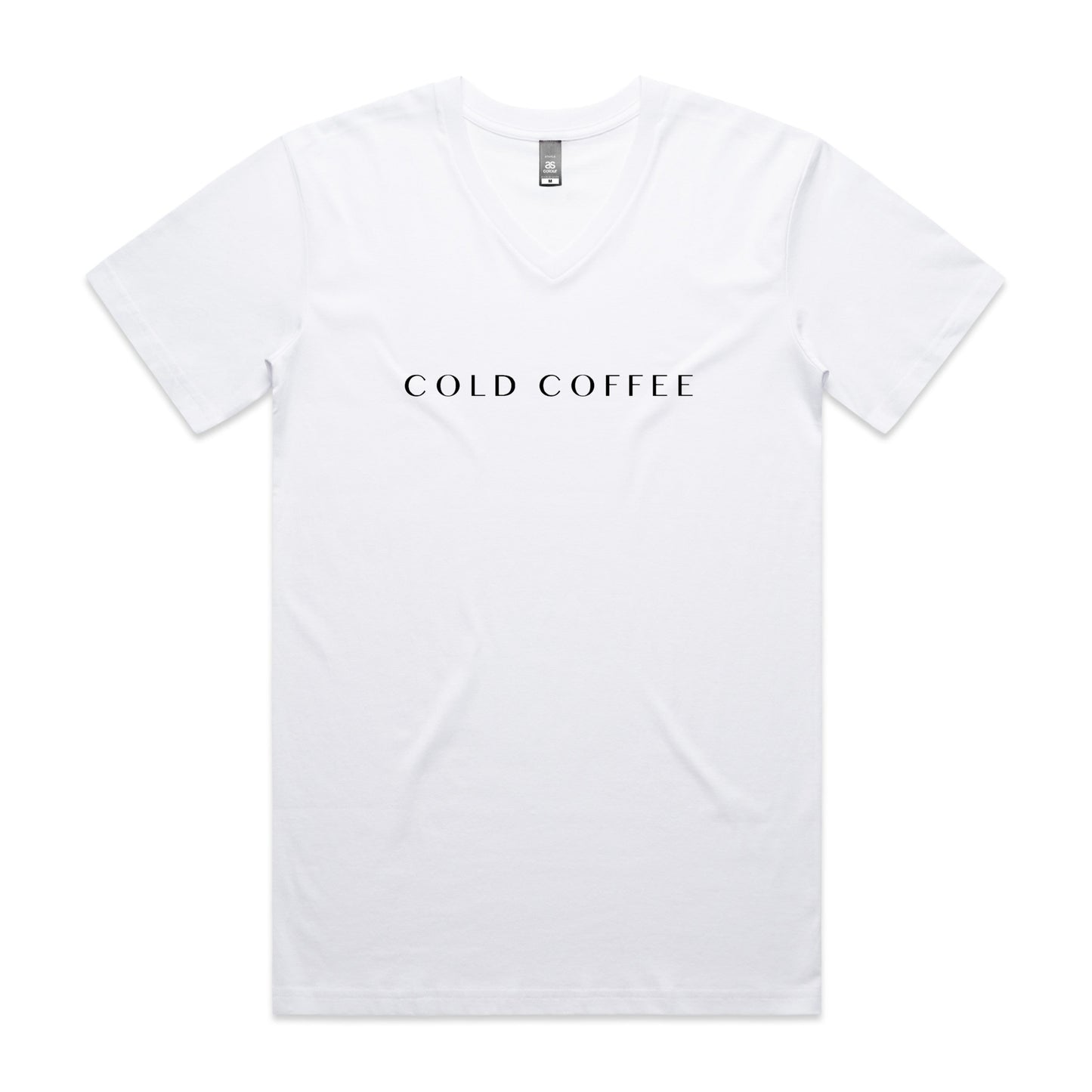 Mens V-Neck Tee | COLD COFFEE LABEL