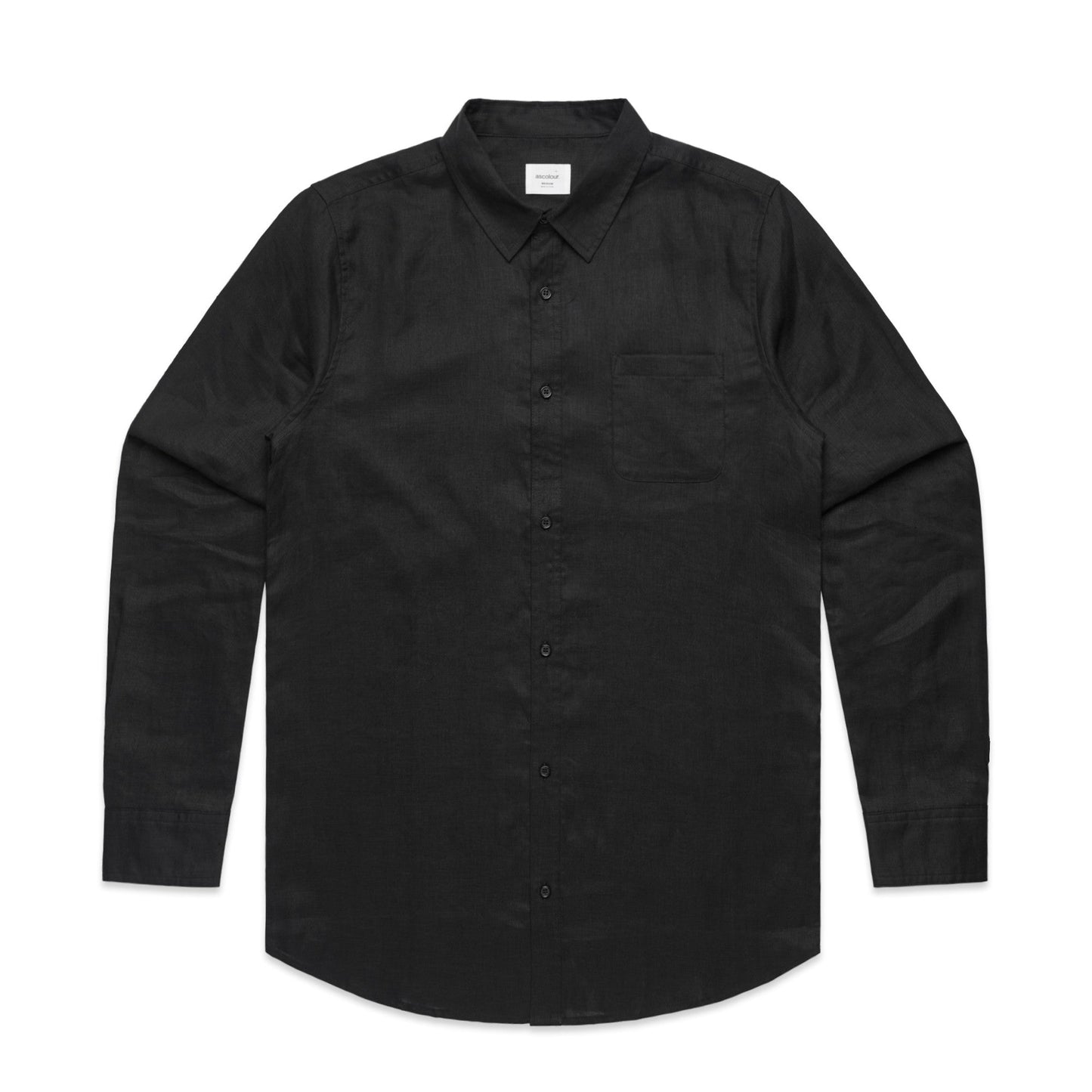 Mens Linen Long Sleeve Shirt | COLD COFFEE LABEL
