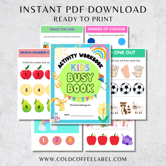 Busy Book for Kids (PDF)