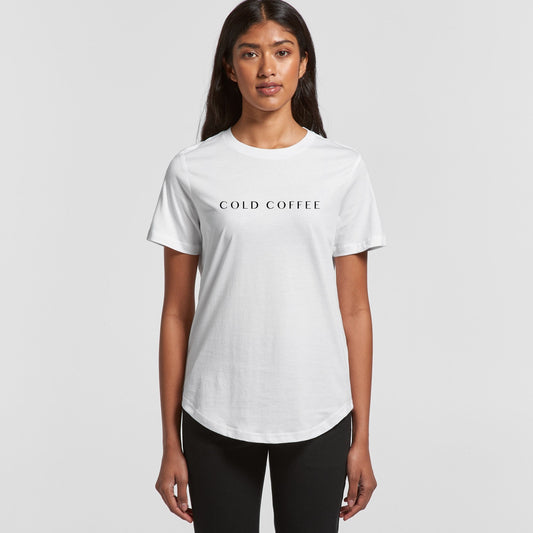 Women's Drop Tee | COLD COFFEE LABEL