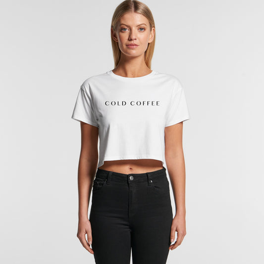 Women's Crop Tee | COLD COFFEE LABEL