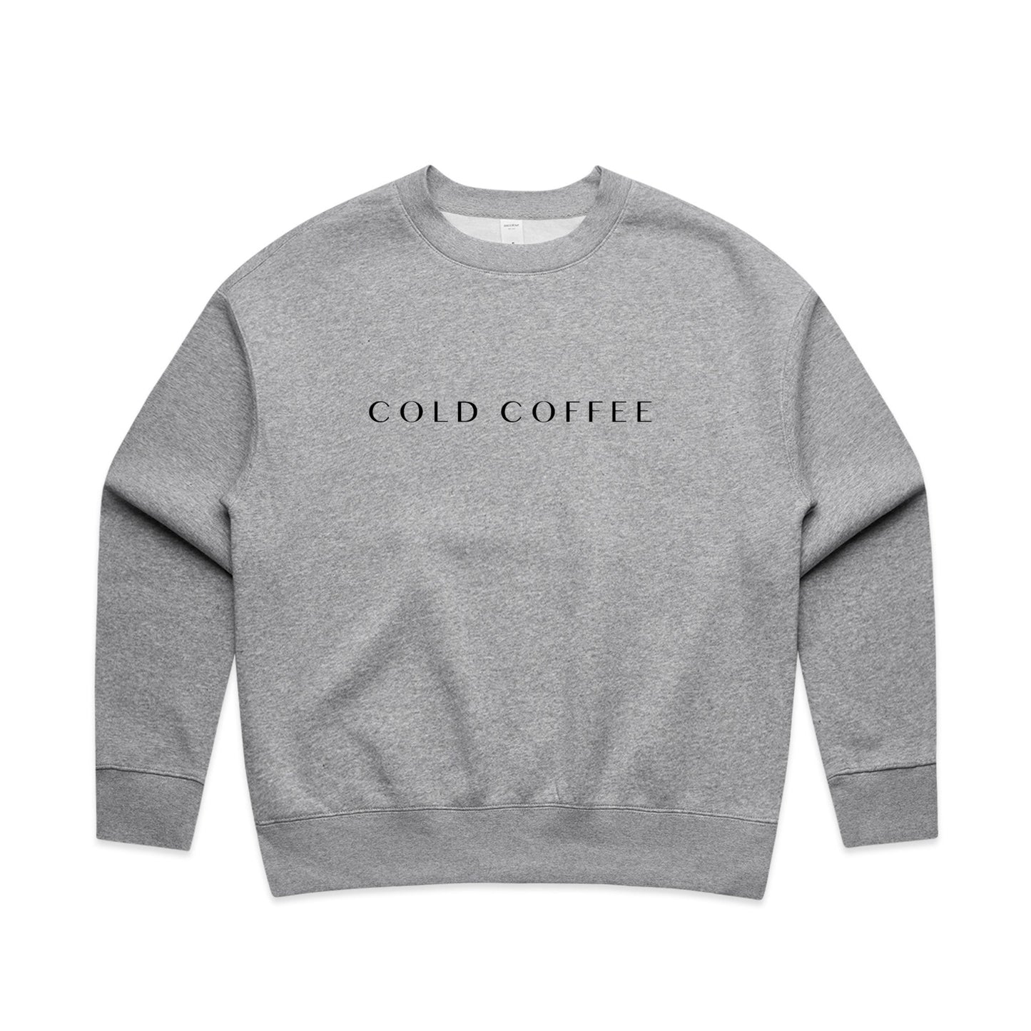Women's Relaxed Crew | COLD COFFEE LABEL
