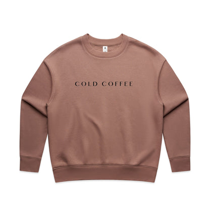 Women's Relaxed Crew | COLD COFFEE LABEL