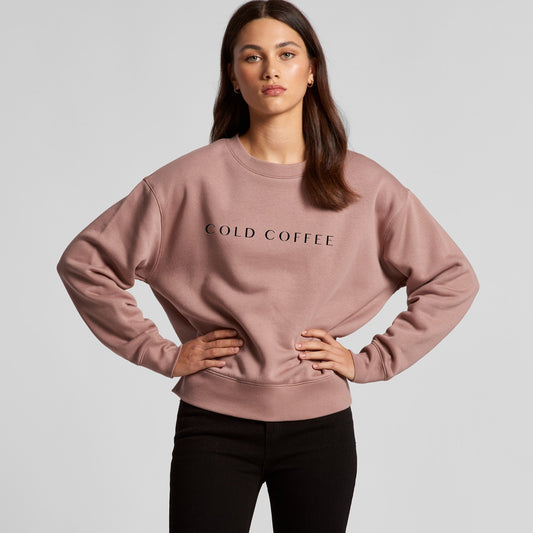 Women's Relaxed Crew | COLD COFFEE LABEL