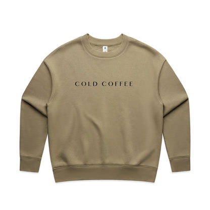 Women's Relaxed Crew | COLD COFFEE LABEL