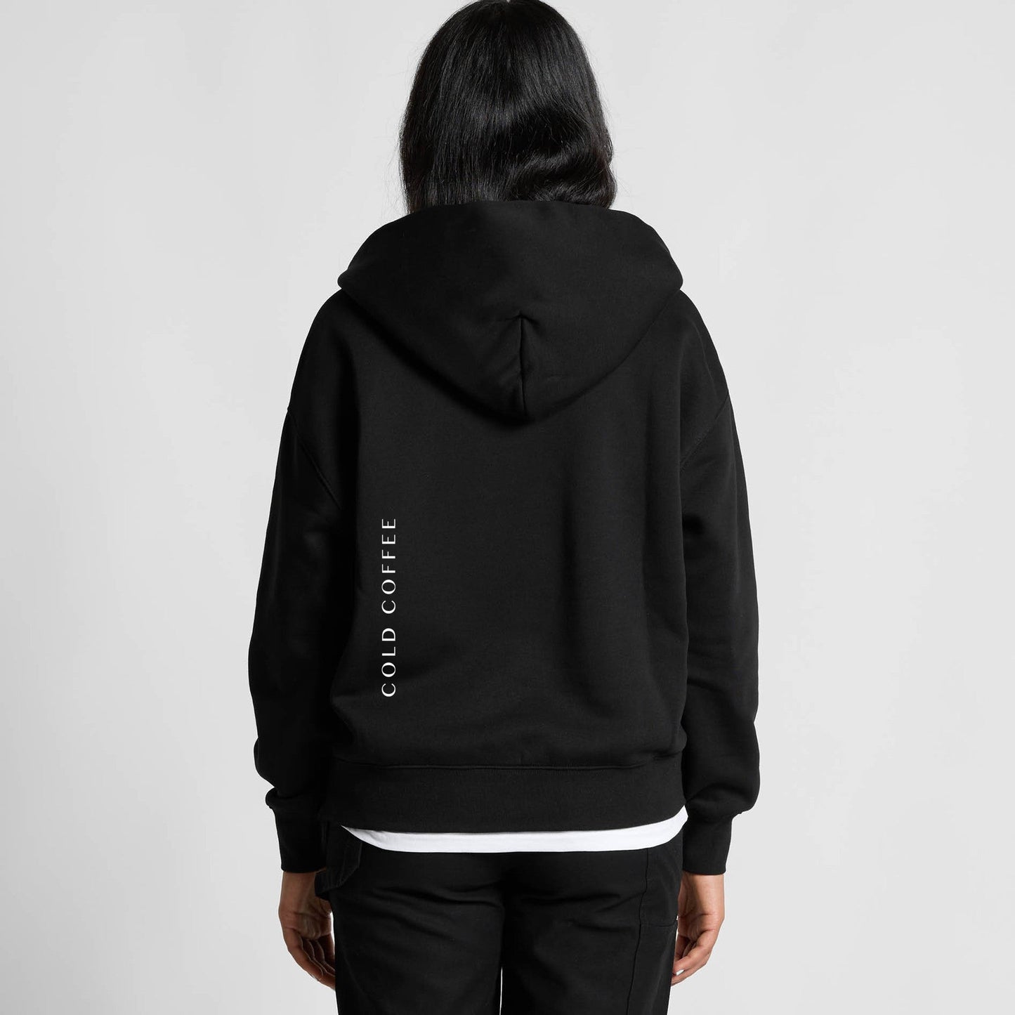 Women's Relaxed Half Zip Hood | COLD COFFEE LABEL
