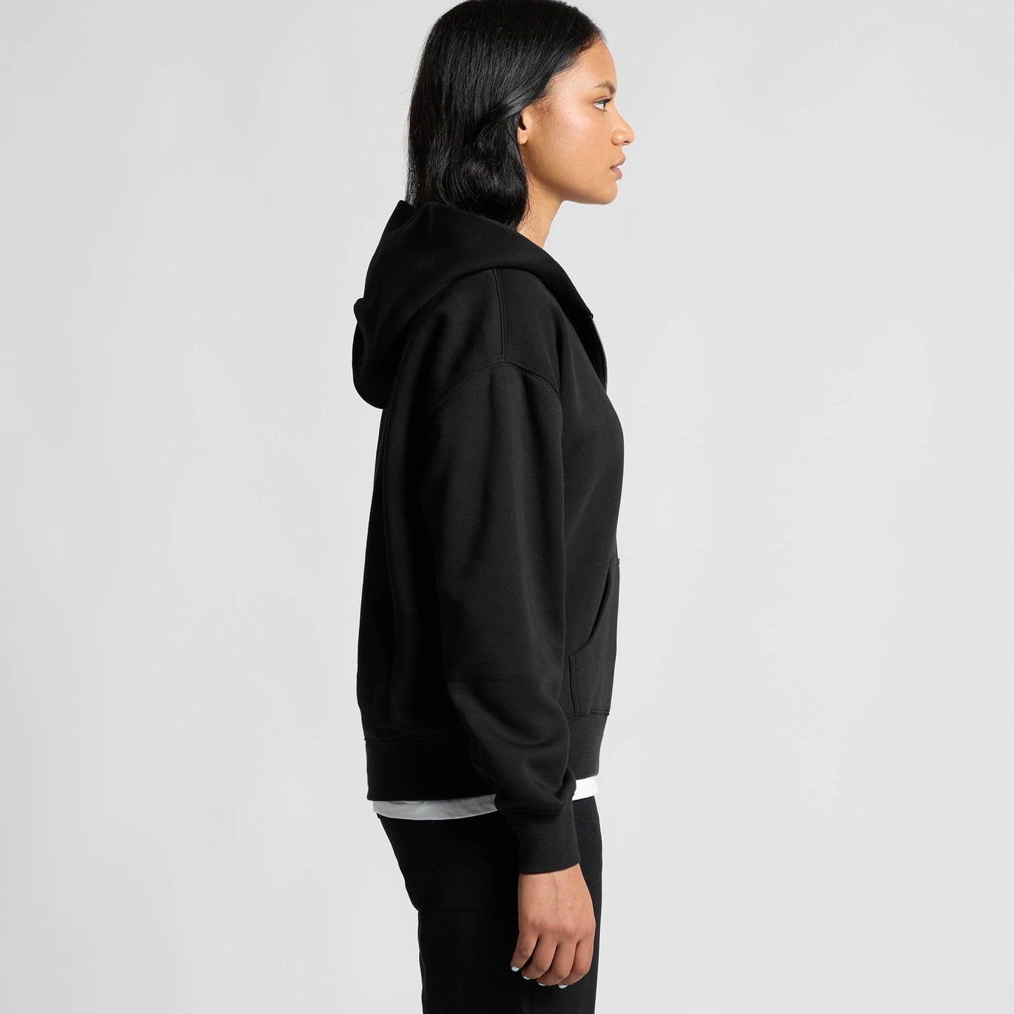 Women's Relaxed Half Zip Hood | COLD COFFEE LABEL