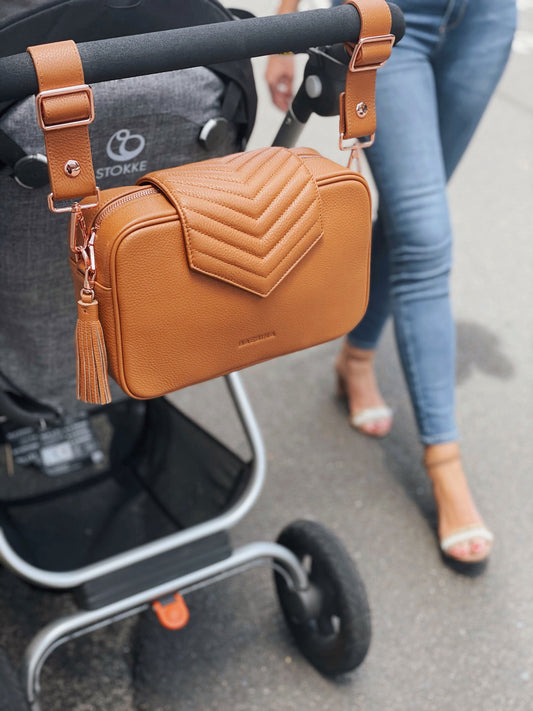 Leather Baby Bag | Tan