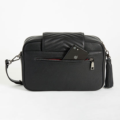 Leather Baby Bag | Black