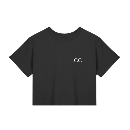 CC Black Crop Tee Seamless T-Shirt
