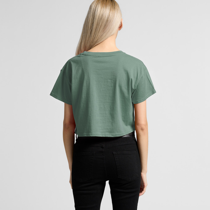 CROP TEE | White Font