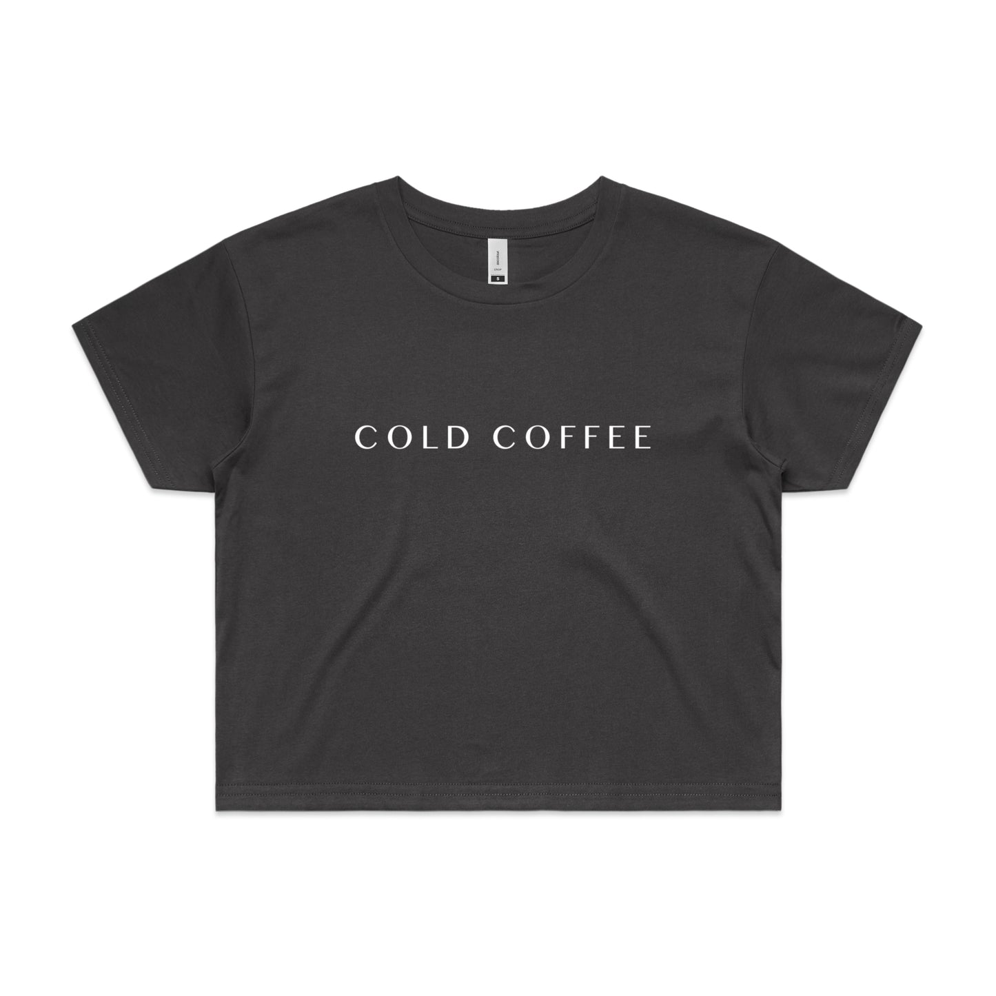 CROP TEE | White Font