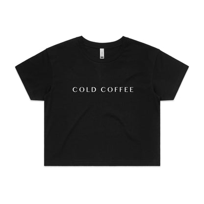 CROP TEE | White Font