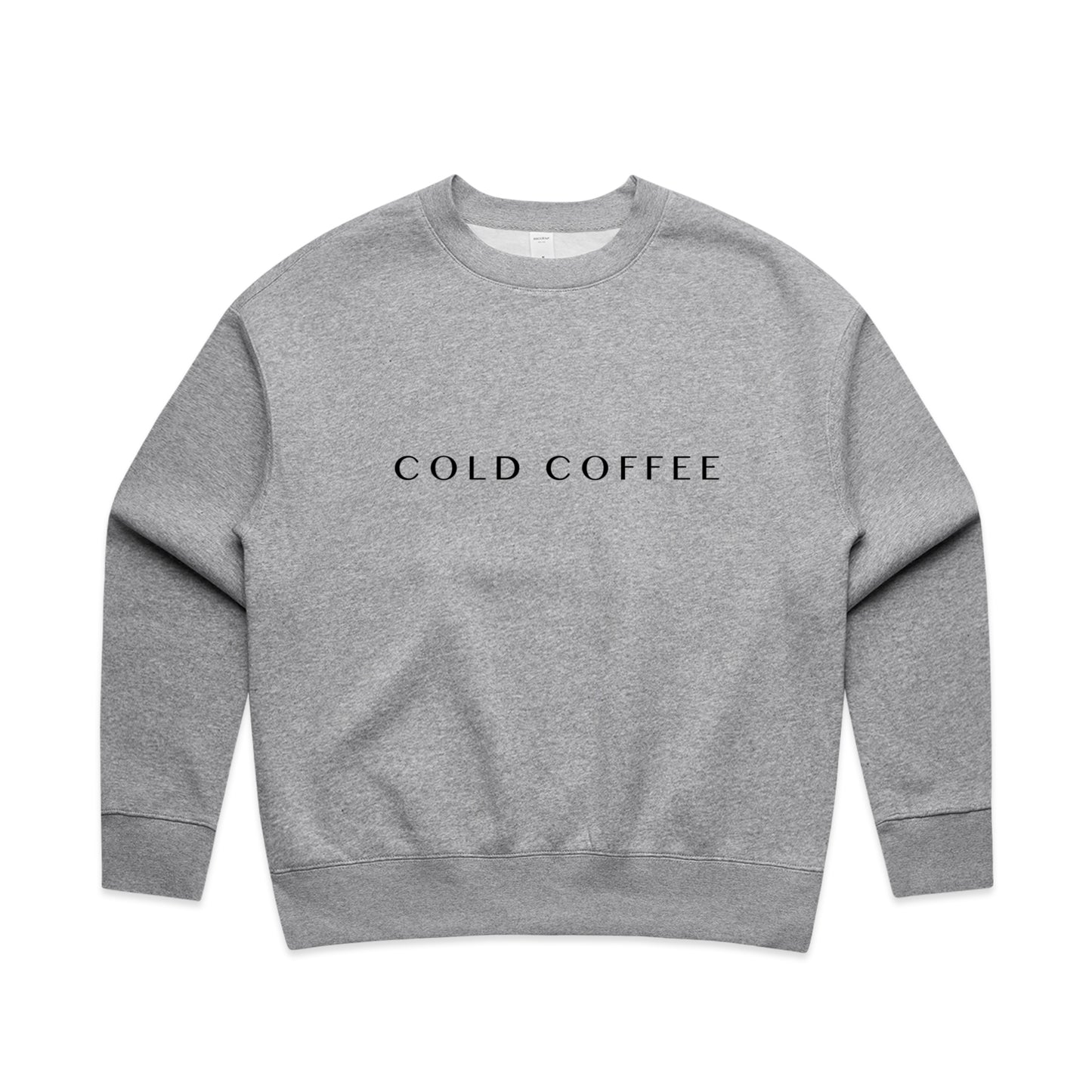 RELAXED CREW | Black Font