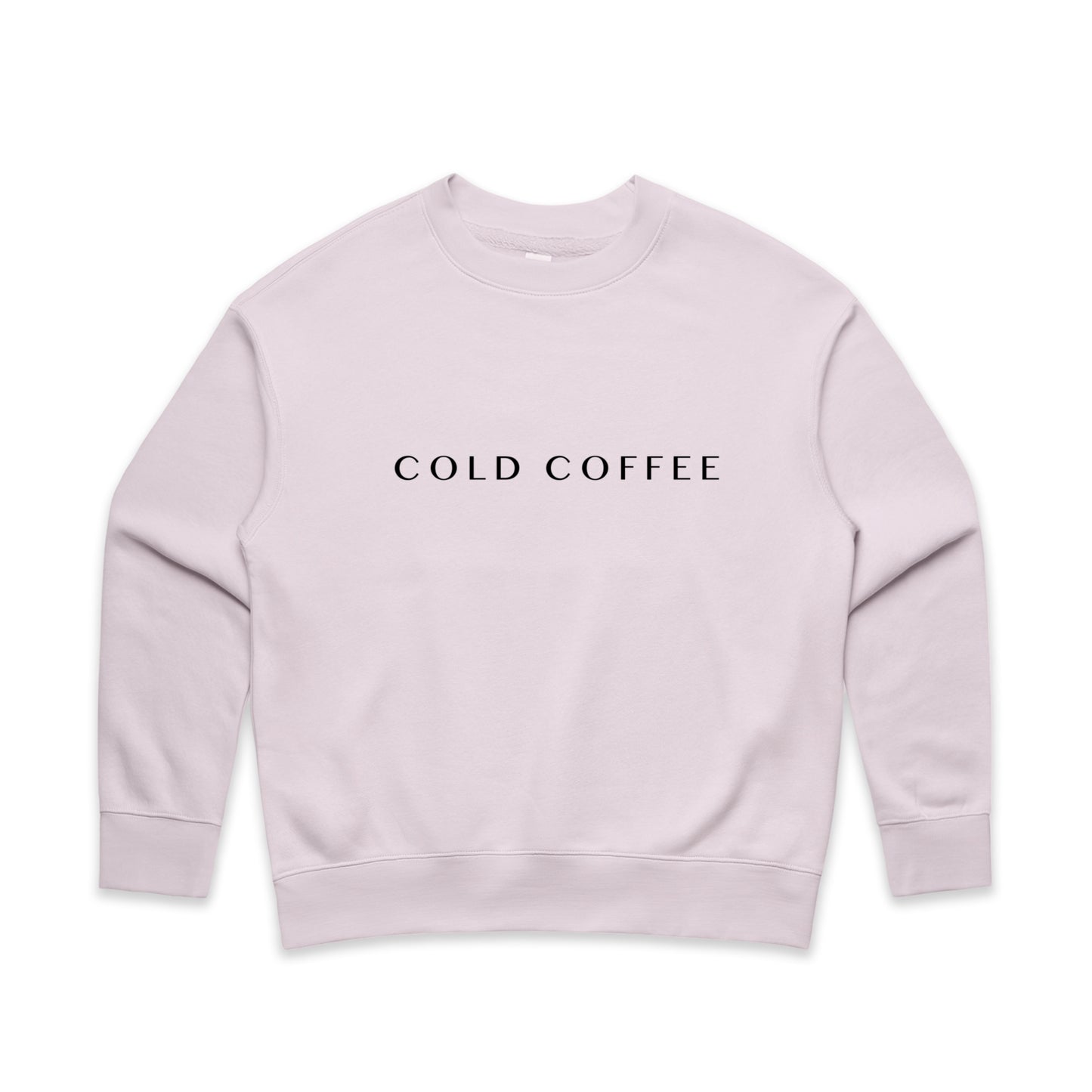 RELAXED CREW | Black Font