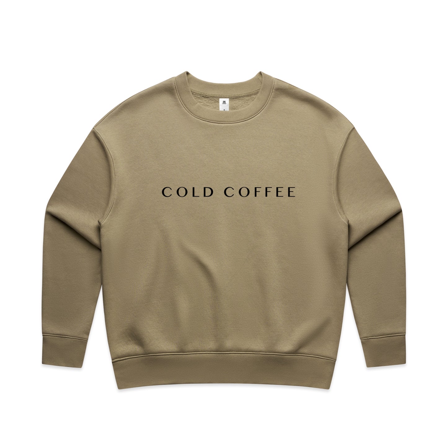 RELAXED CREW | Black Font