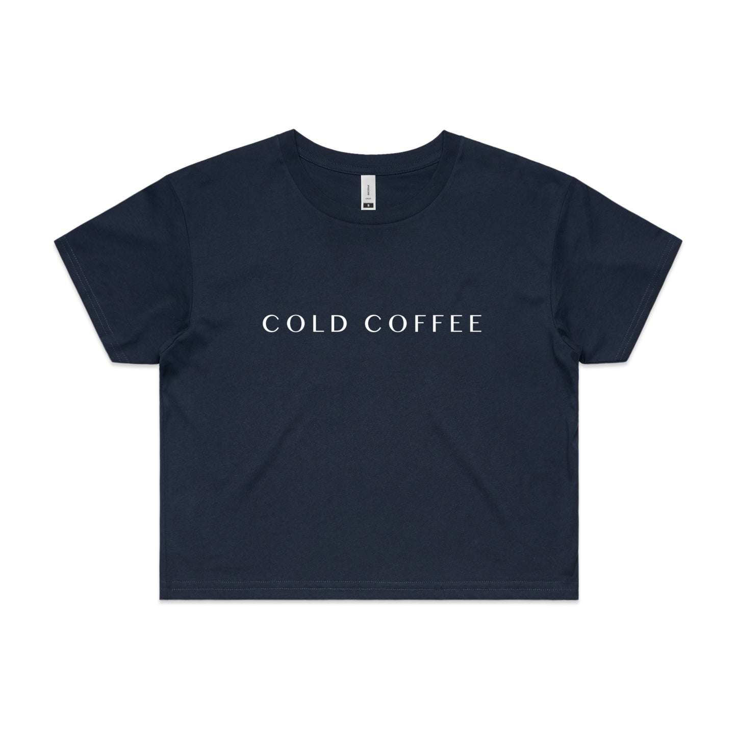 CROP TEE | White Font