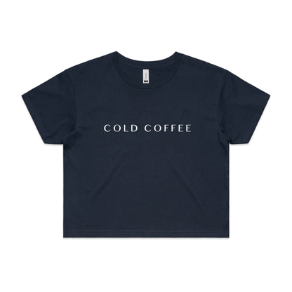 CROP TEE | White Font