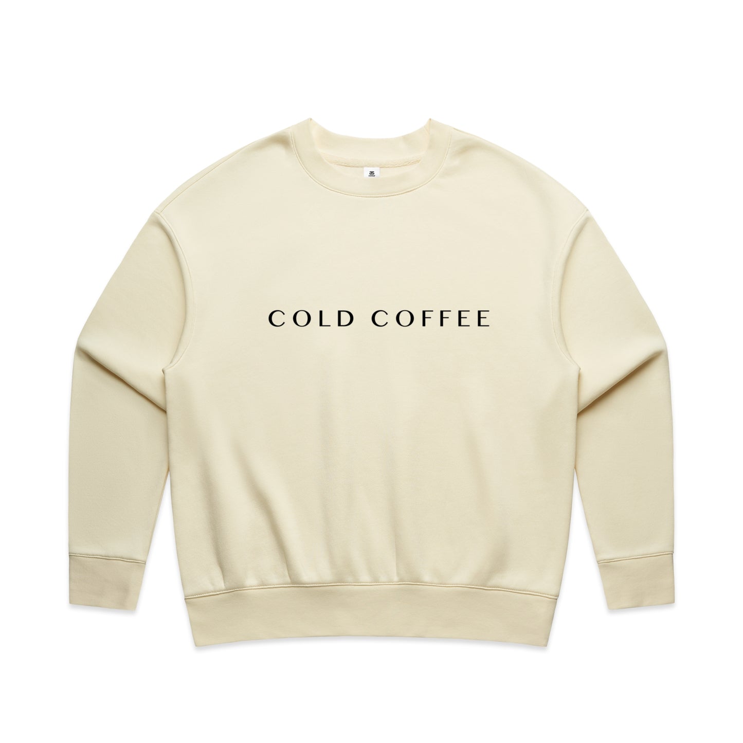 RELAXED CREW | Black Font