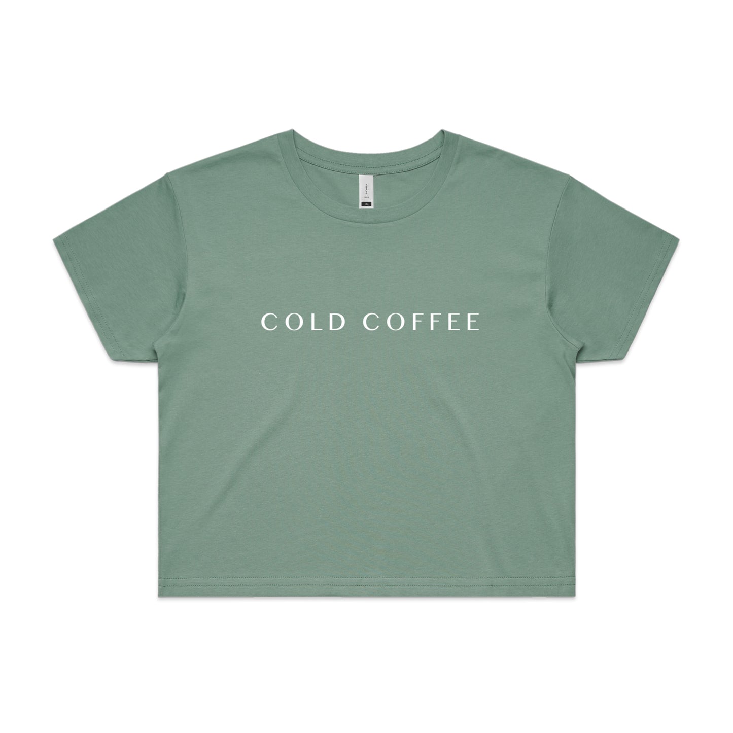 CROP TEE | White Font