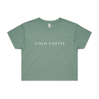 CROP TEE | White Font