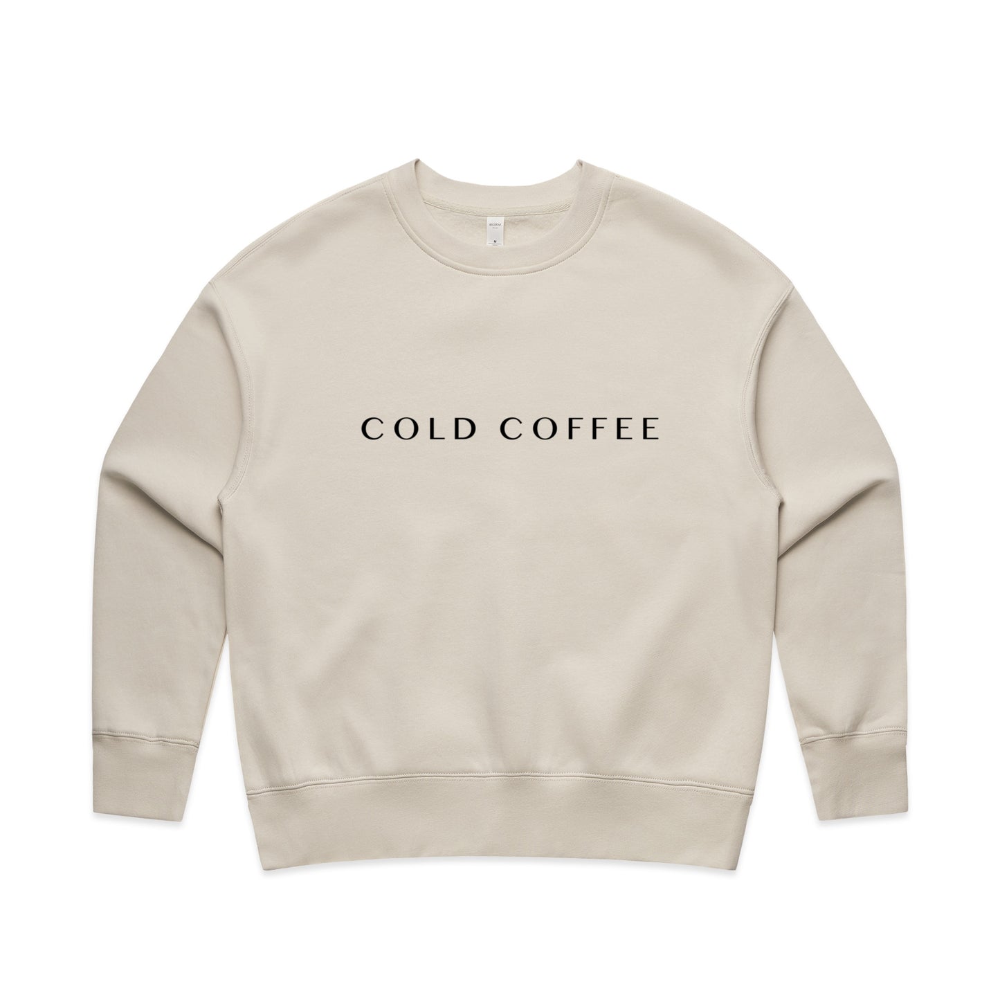 RELAXED CREW | Black Font