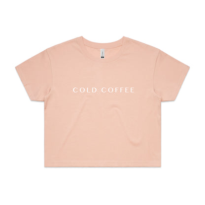 CROP TEE | White Font