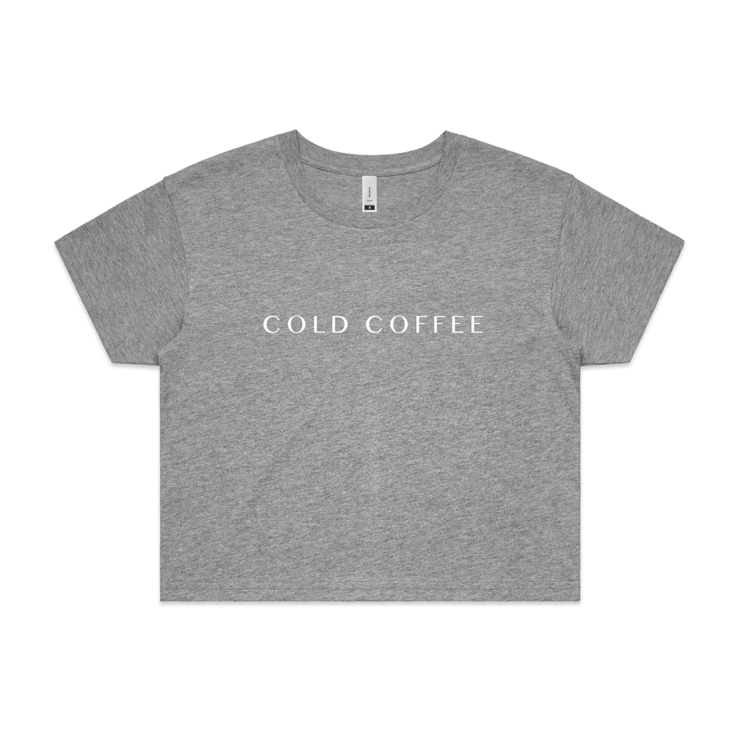 CROP TEE | White Font