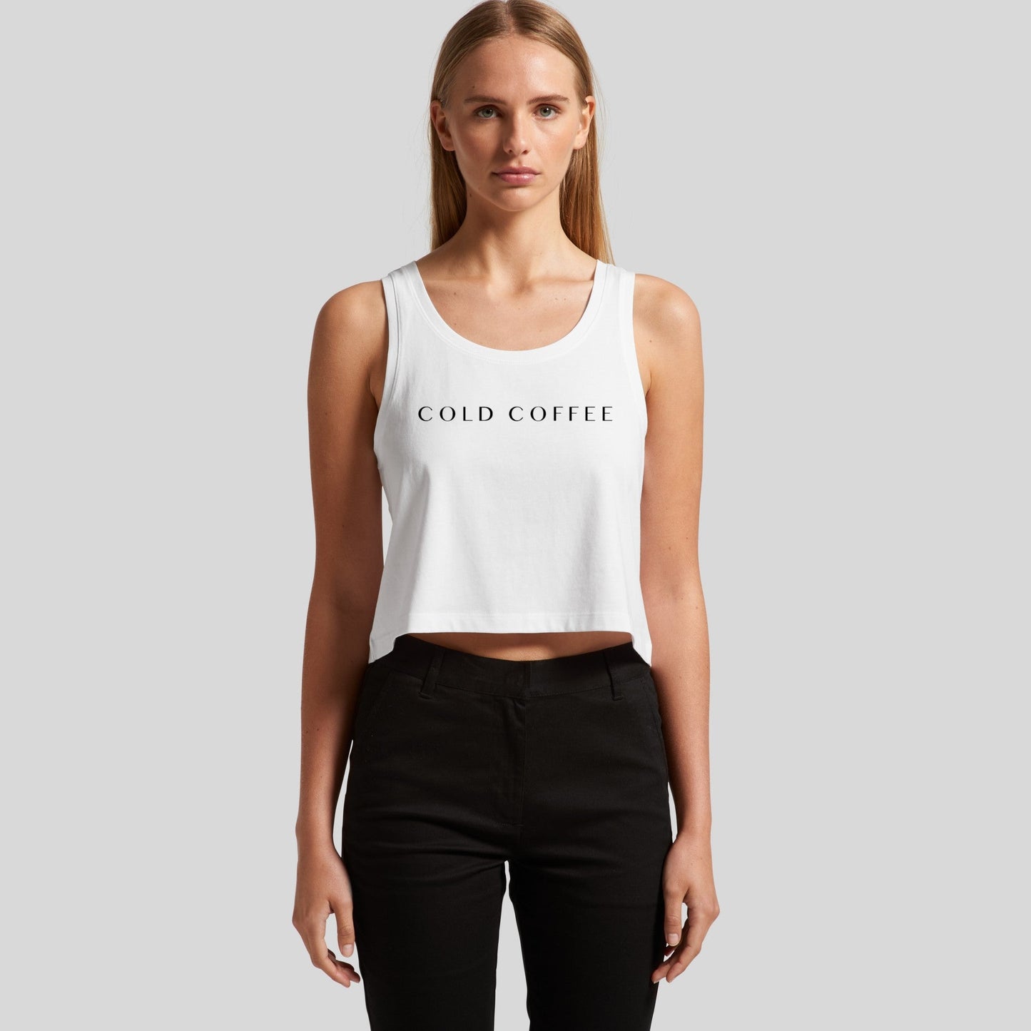 Women's Crop Singlet | COLD COFFEE LABEL