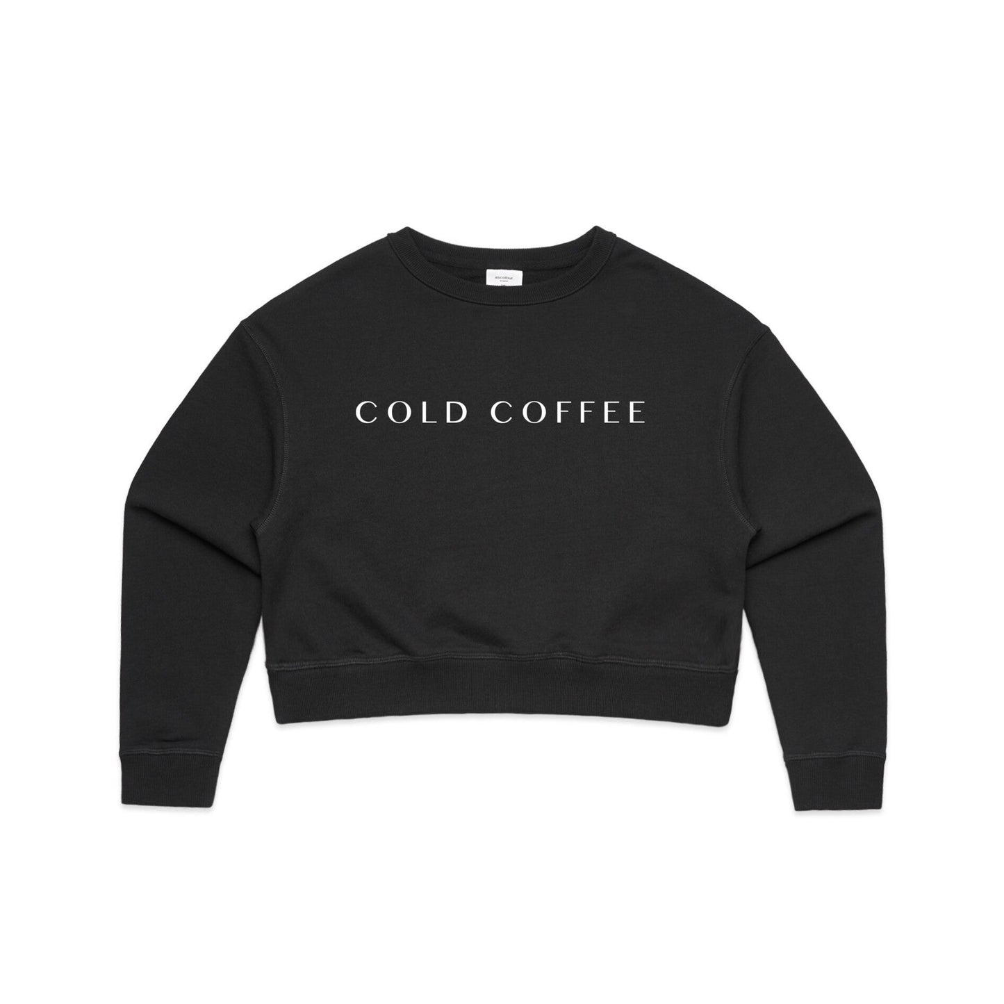 Women's Crop Crew | COLD COFFEE LABEL