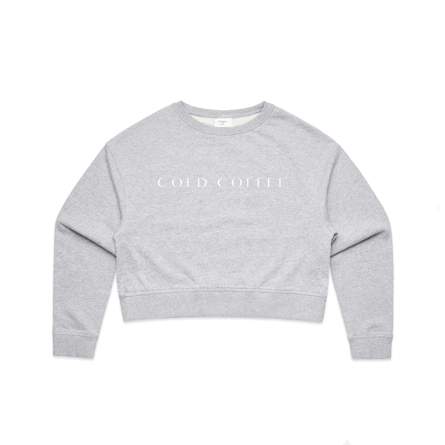Women's Crop Crew | COLD COFFEE LABEL
