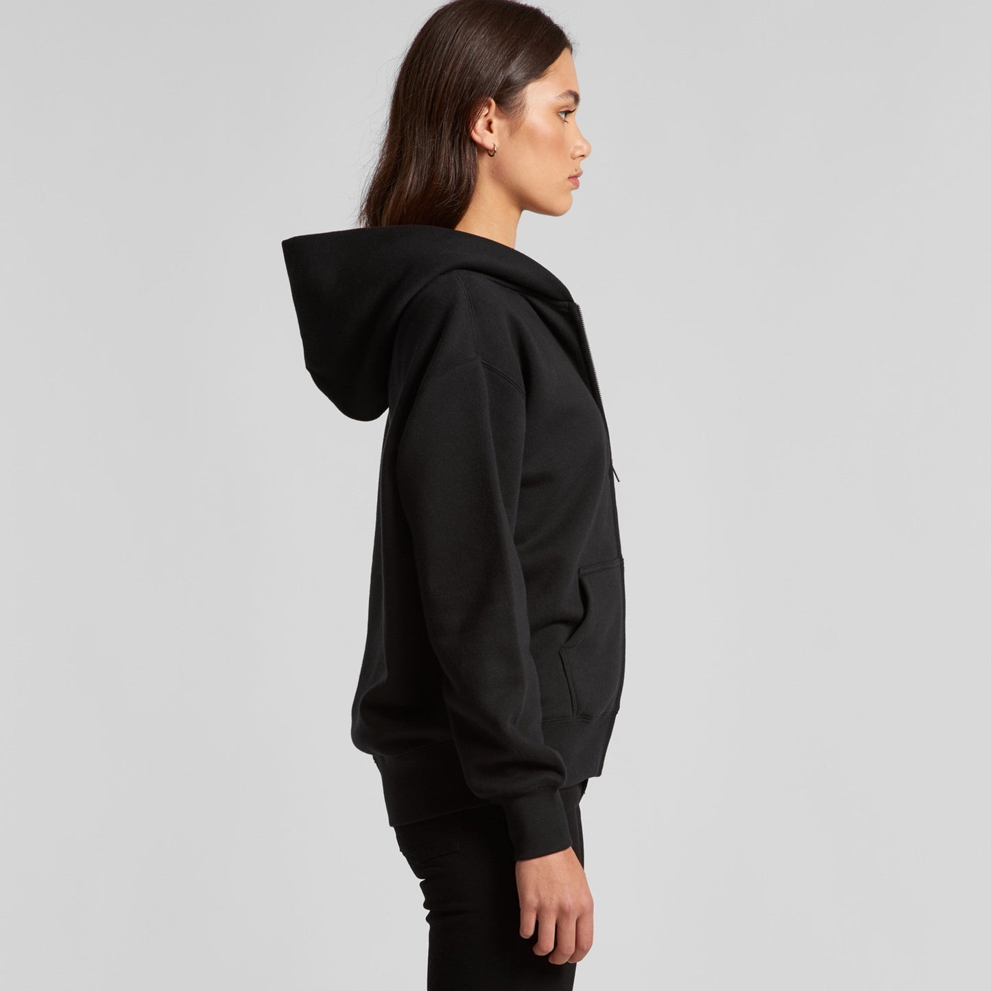 Women's Relaxed Zip Hood | COLD COFFEE LABEL