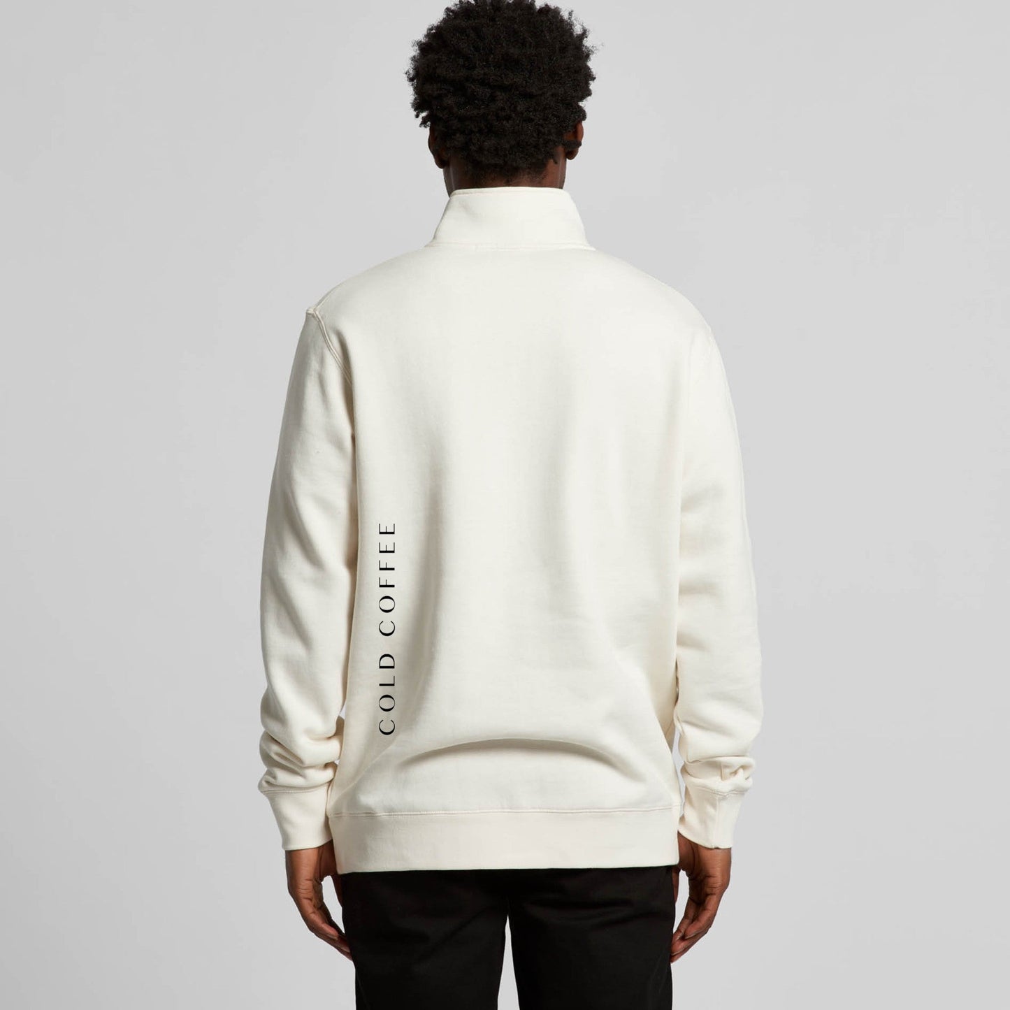 Mens Half Zip Jumper | COLD COFFEE LABEL