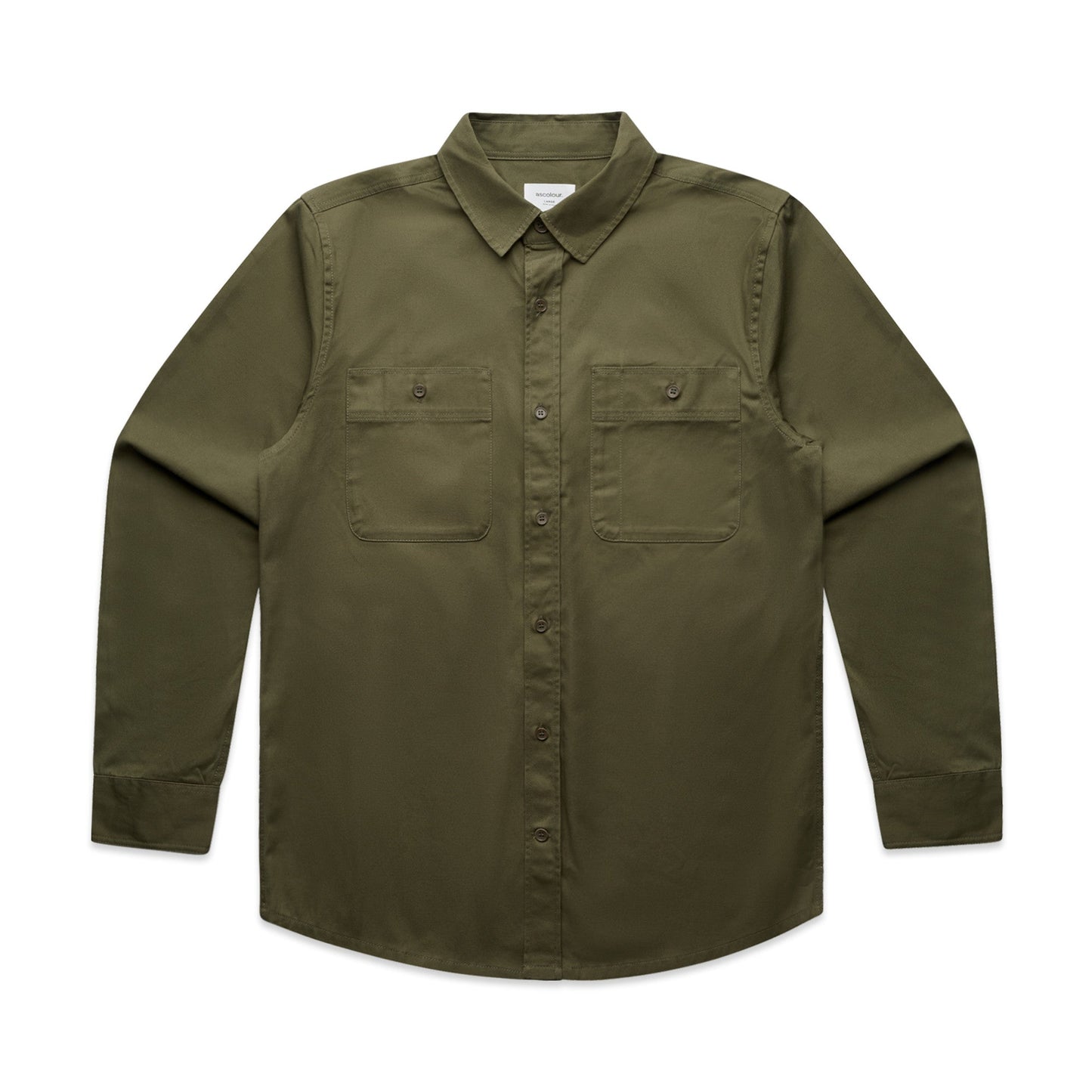 Mens Long Sleeve Work Shirt | COLD COFFEE LABEL