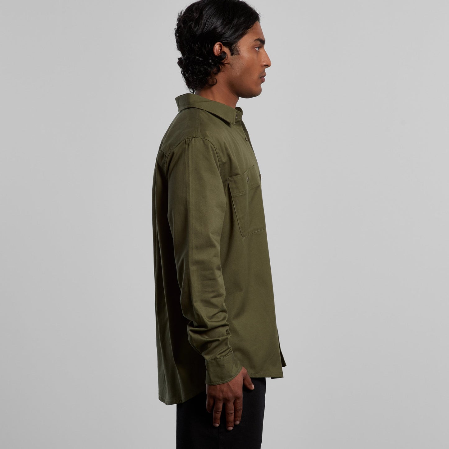 Mens Long Sleeve Work Shirt | COLD COFFEE LABEL
