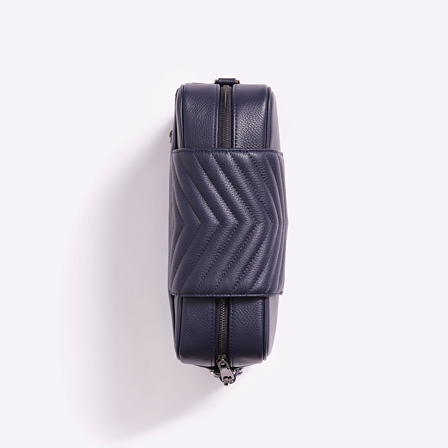 Leather Baby Bag | Navy