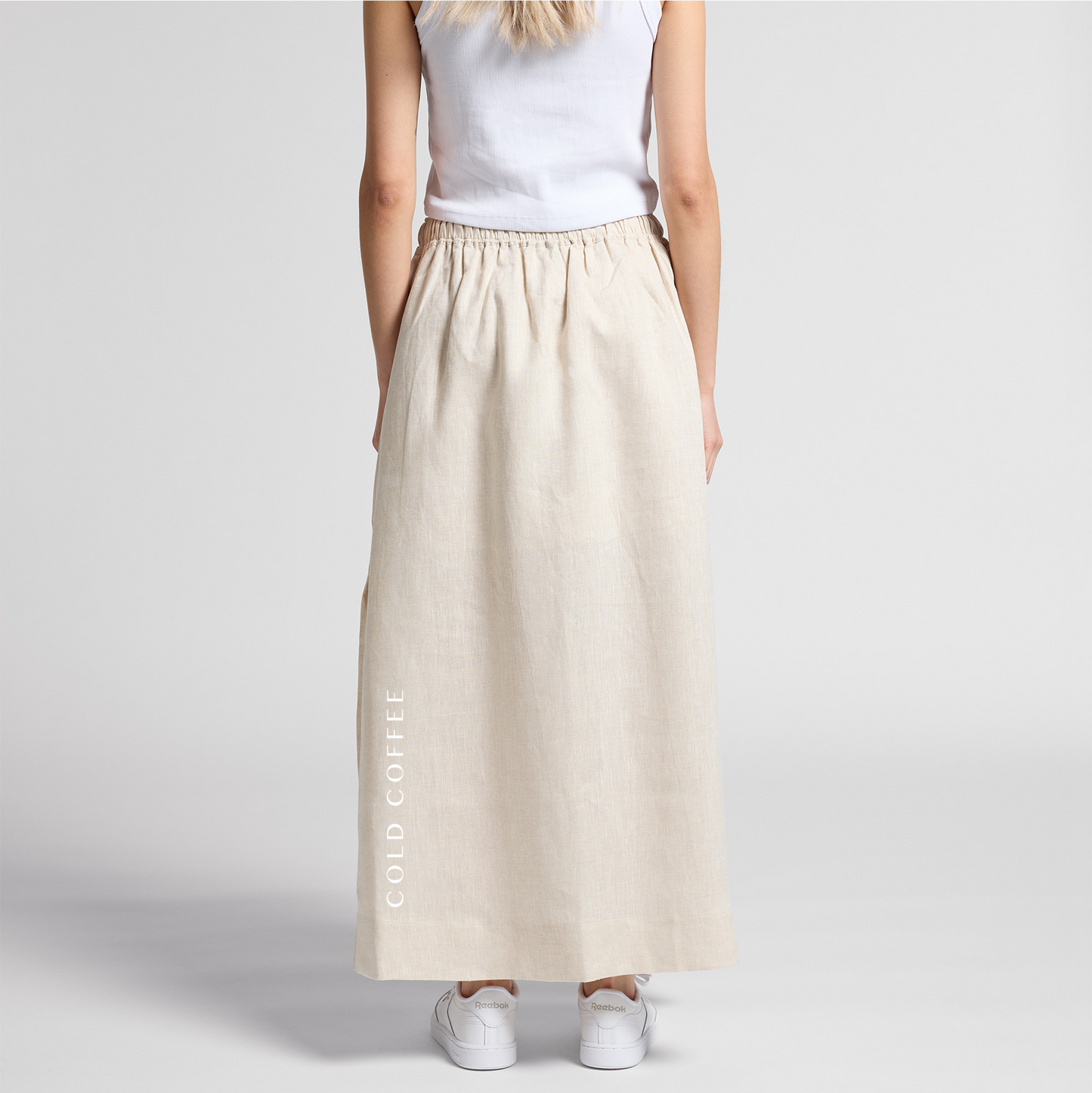 Women's Linen Skirt | COLD COFFEE LABEL